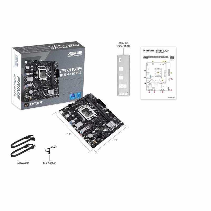 Motherboard ASUS PRIME H610M-F D4 R2.0 LGA 1700 DDR4