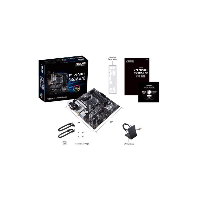 Motherboard ASUS PRIME B550M-A AC AM4 DDR4