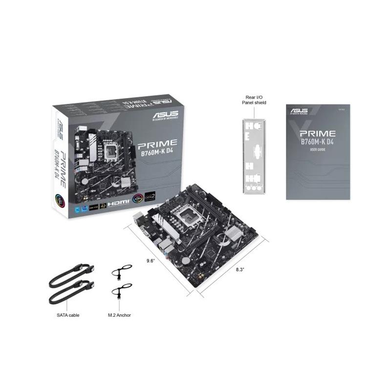 Motherboard ASUS PRIME B760M-K D4 LGA 1700 DDR4