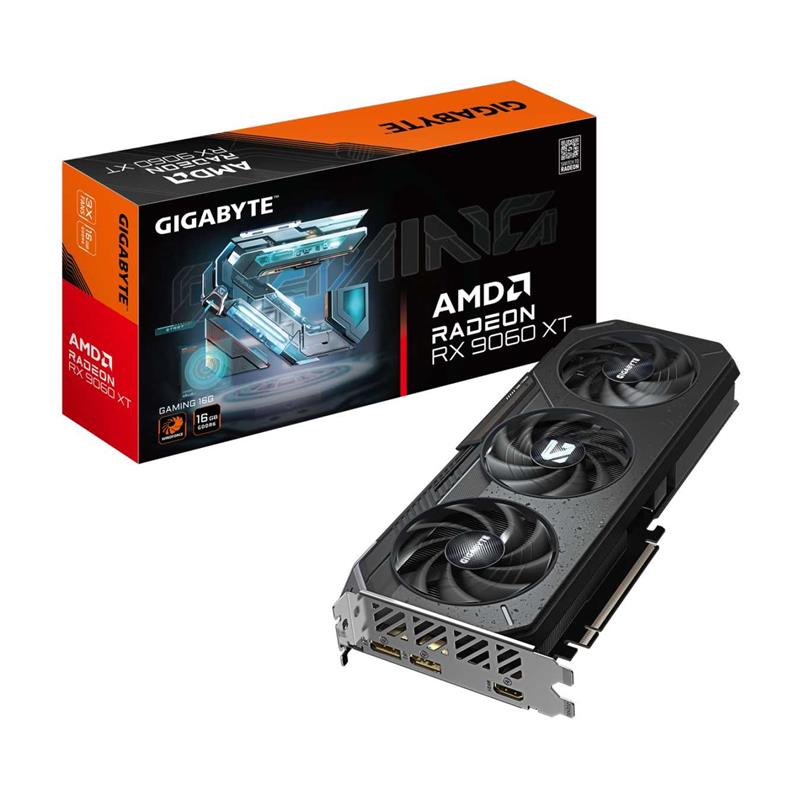 Placa de Video GIGABYTE AMD Radeon RX 9060 XT GAMING 16G