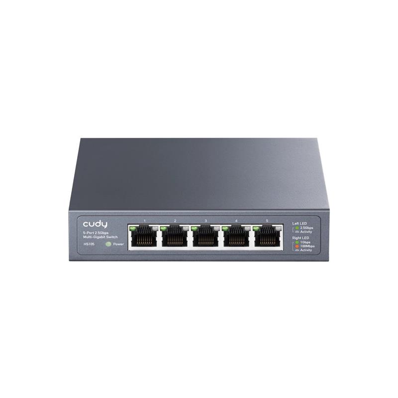 Switch Cudy 5 puertos 2.5Gbps Gigabit