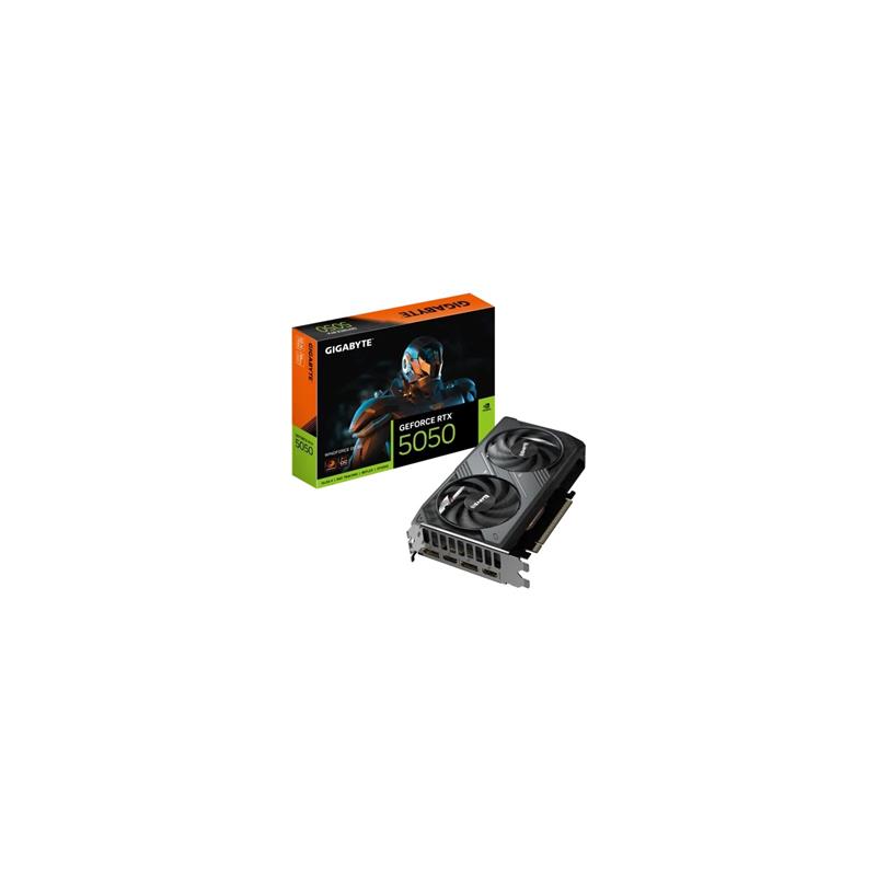 Placa de Video GIGABYTE NVIDIA GeForce RTX 5050 WINDFORCE OC 8G