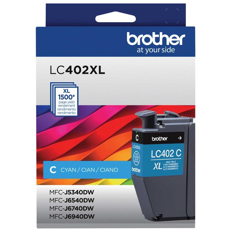 Cartucho de Tinta Brother LC402XLC Cian