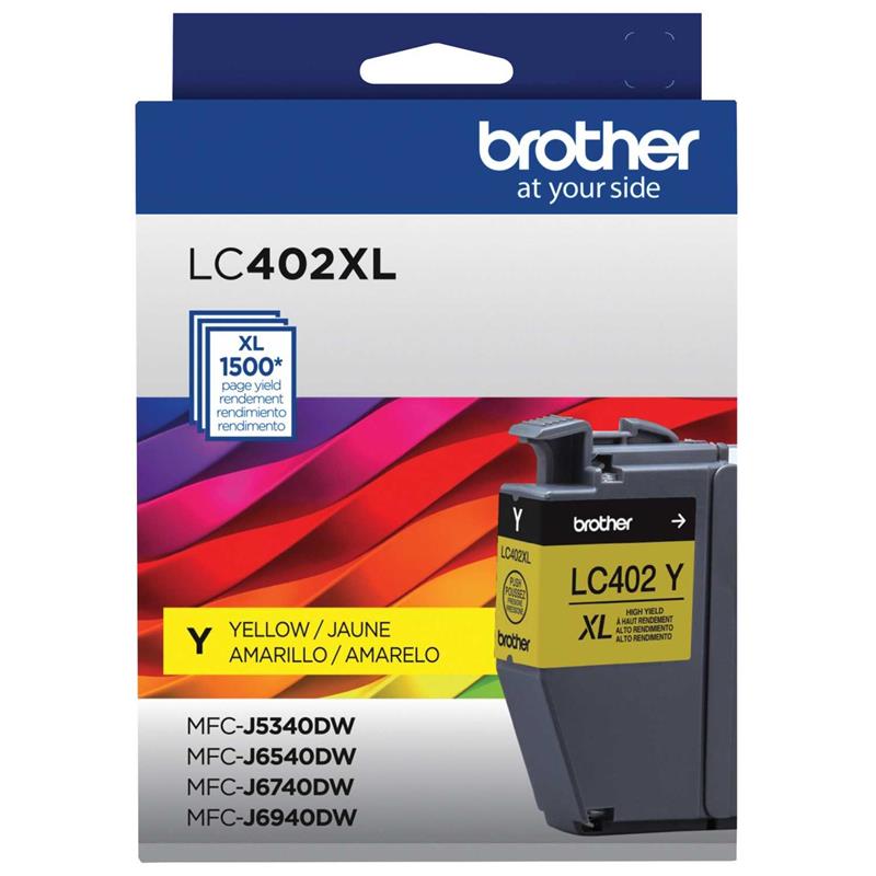Cartucho de Tinta Brother LC402XLY Amarillo
