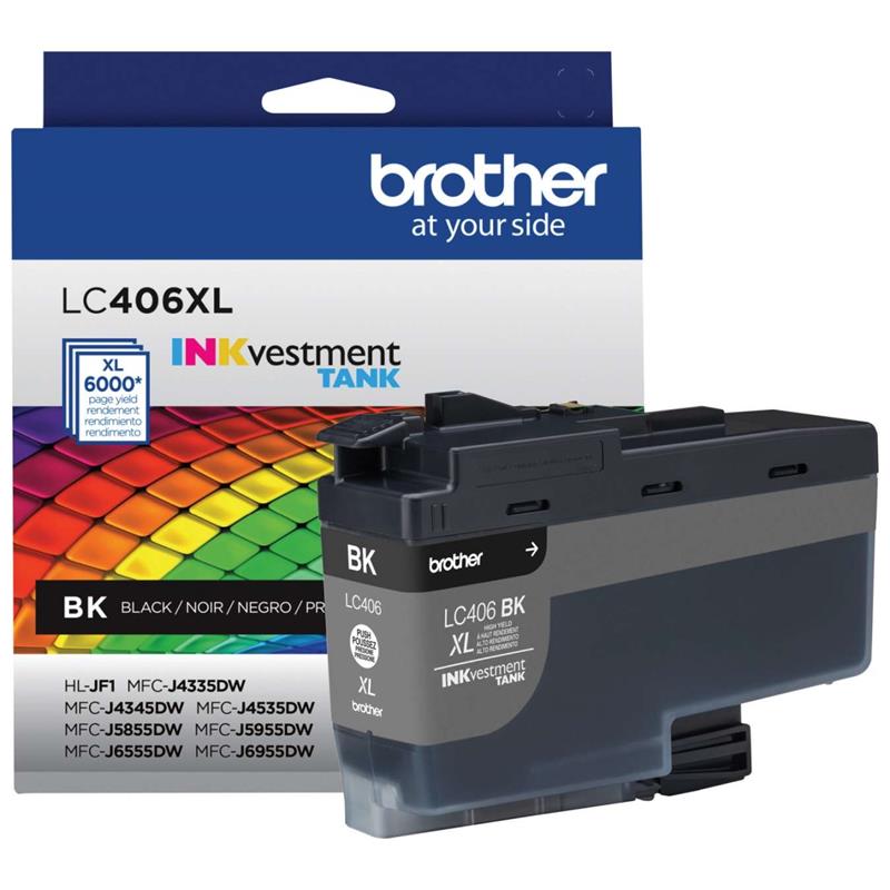 Cartucho de Tinta Brother LC406XLBKS Negro