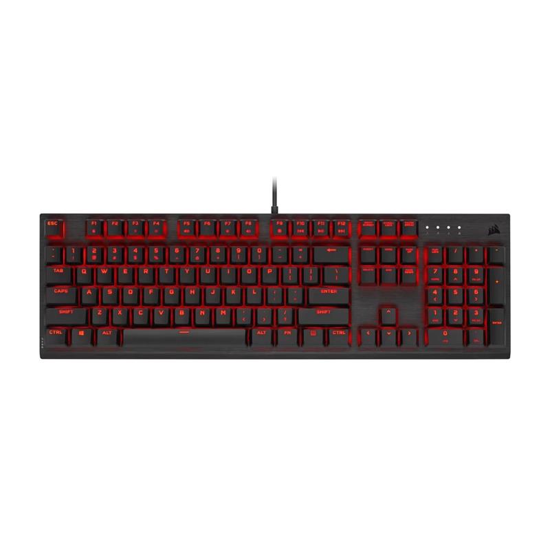Teclado gamer CORSAIR K60 PRO Negro Cherry MV LED Red cableado