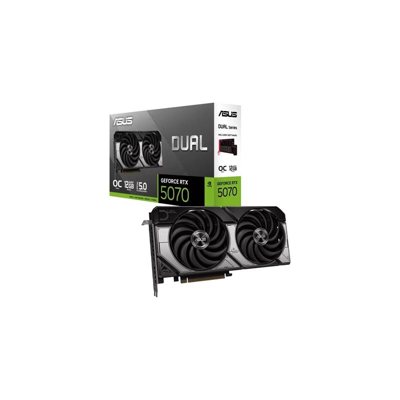 Placa de Video ASUS NVIDIA GeForce DUAL RTX5070 O12G GDDR7