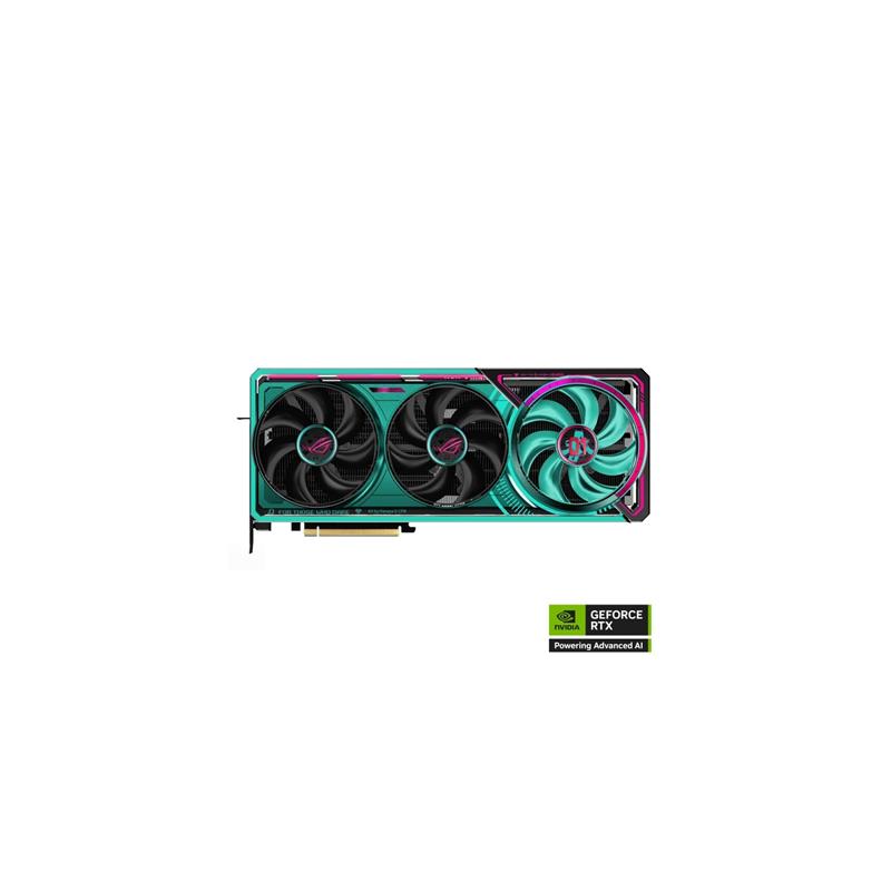 Placa de Video ASUS NVIDIA GeForce ROG ASTRAL RTX5080-O16G-GDDR7 HATSUNE MIKU EDITION