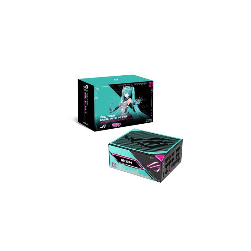 Fuente ASUS ROG THOR 1200W PLATINUM III HATSUNE MIKU EDITION