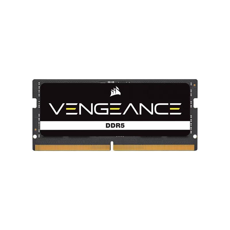 Memoria Ram SODIMM CORSAIR VENGEANCE 8GB DDR5 4800MHz CL40 1.1V Single Negro