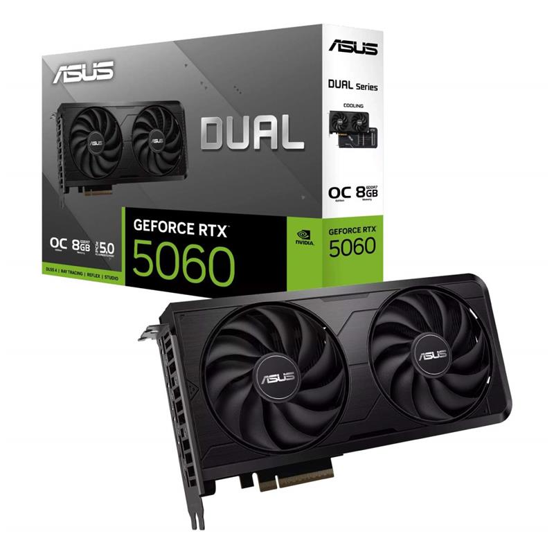 Placa de Video ASUS NVIDIA GeForce DUAL RTX5060 O8