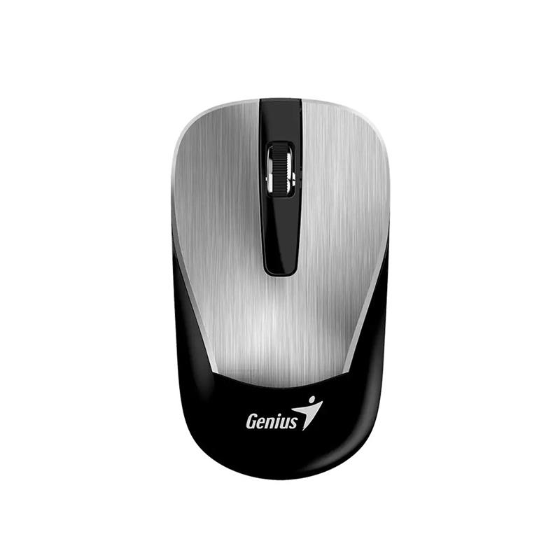 Mouse Inalámbrico Genius Recargable Eco-8015 Plata