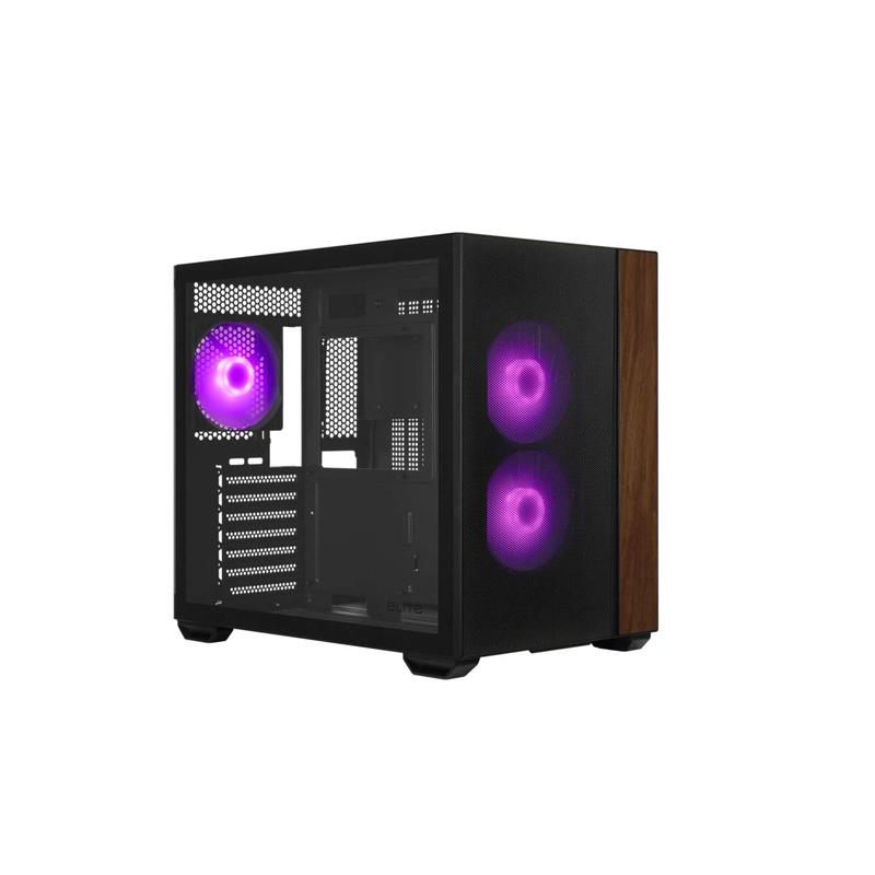 Gabinete Cooler Master Elite 660 3 fans ARGB Black