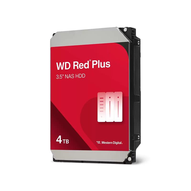 Disco Interno HDD WESTERN DIGITAL Red Plus 4TB 3.5
