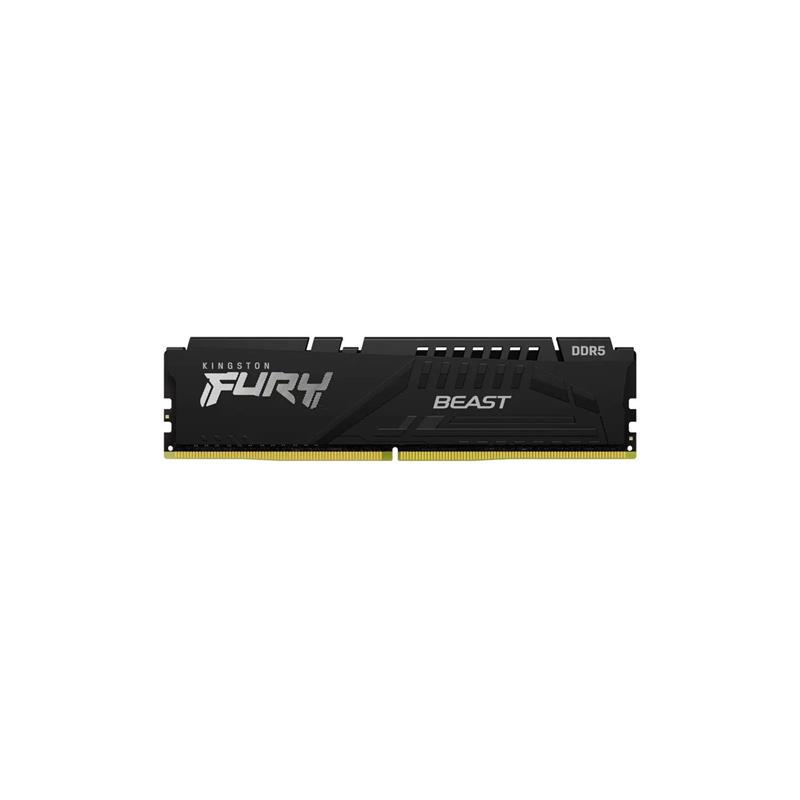 Memoria Ram UDIMM KINGSTON Fury Beast 16GB DDR5 6000MHz CL36 1.25V Single Negro
