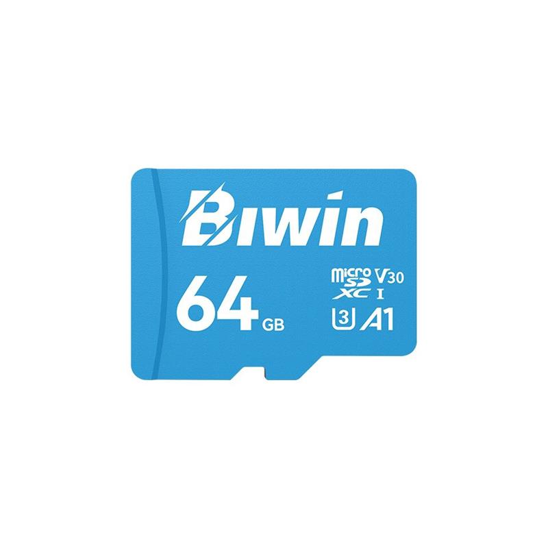 Tarjeta de Memoria BIWIN MS100 64GB MicroSDXC A1 100MB/s U3 V30