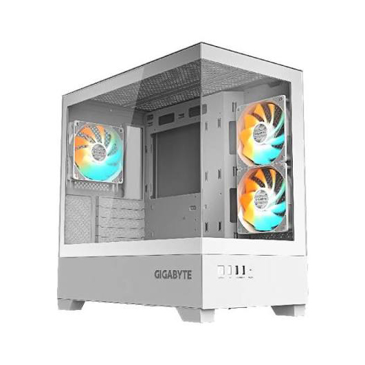 Gabinete GIGABYTE C201 PANORAMIC ICE BLANCO Mid Tower S/Fuente