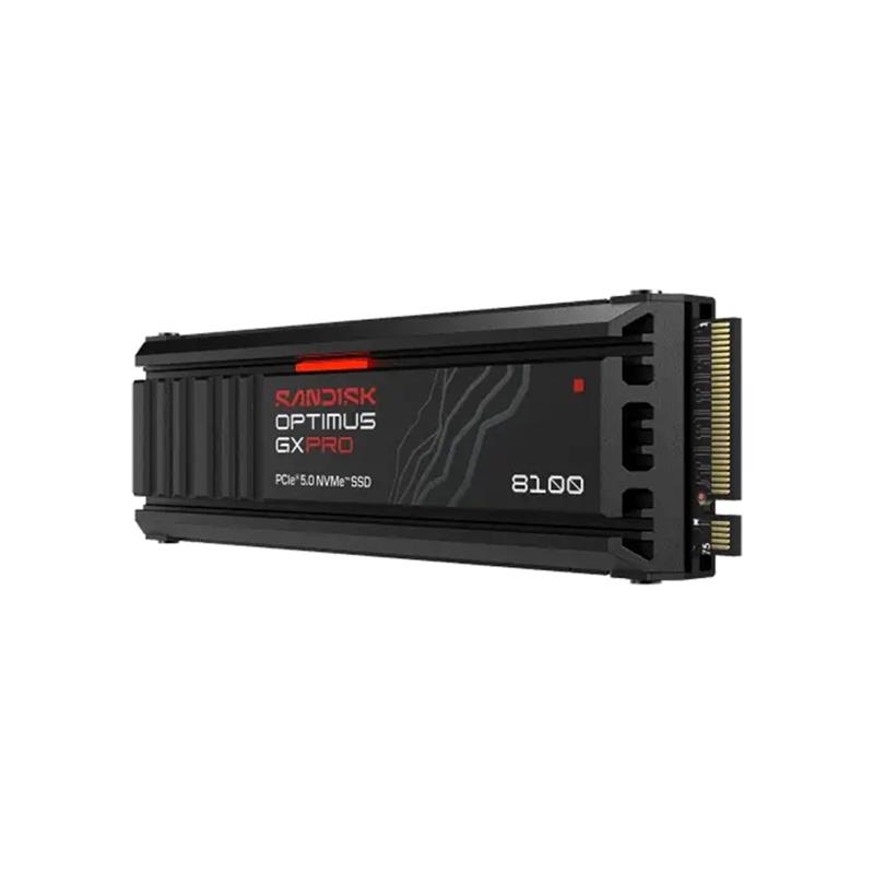Disco Interno SSD Sandisk Optimus GX PRO 8100 1TB M.2 2280 NVMe PCIe 5.0 14900MB/s c/Disipador