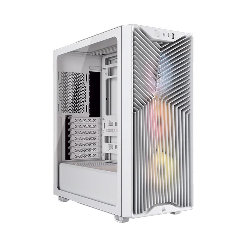Gabinete CORSAIR 3200D RS ARGB Mid-Tower Performance Case Blanco