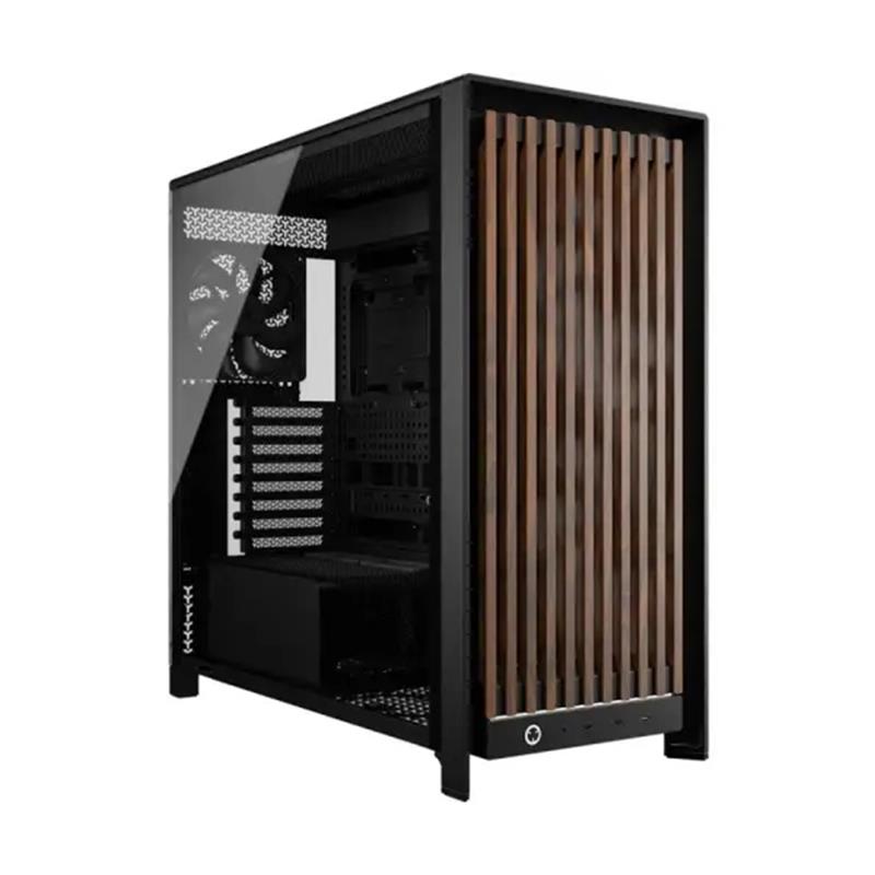 Gabinete CORSAIR FRAME 5000D Wood RS Performance Mid-Tower Case Negro / Madera