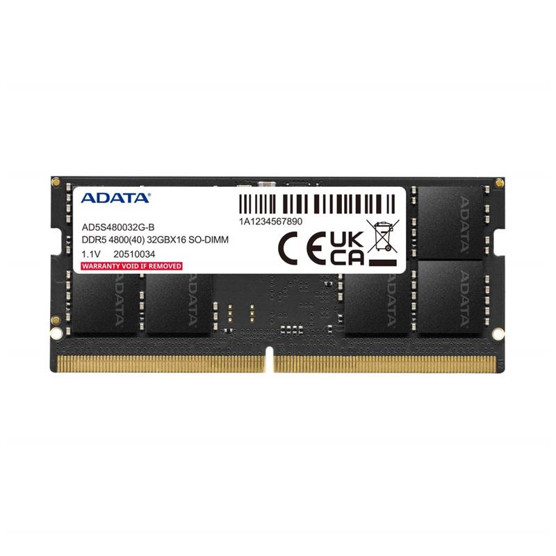Memoria Ram SODIMM ADATA 16GB DDR5 4800MHz CL40 1.