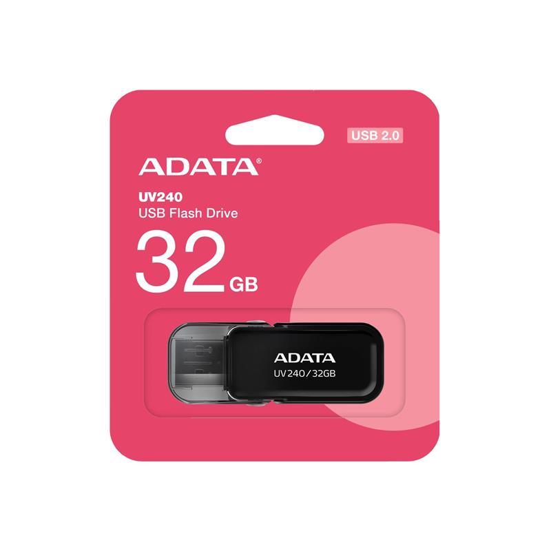 Pen Drive ADATA UV240 32GB USB 2.0 BLACK