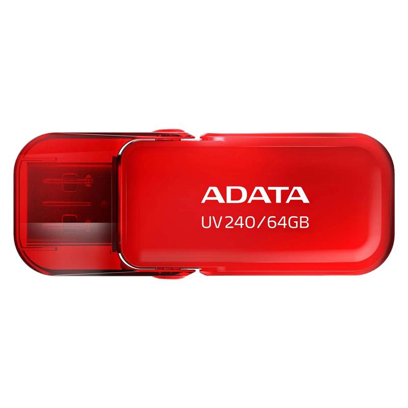 Pen Drive ADATA UV240 64GB USB 2.0 RED