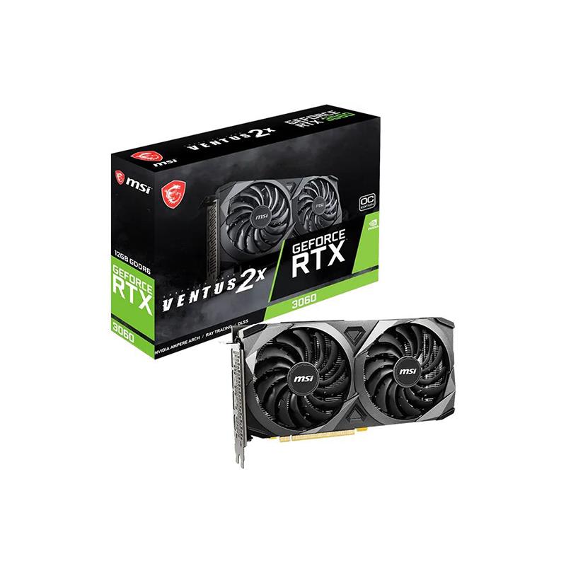 Placa de Video MSI NVIDIA GeForce RTX 3060 VENTUS 2X 12G OC V1