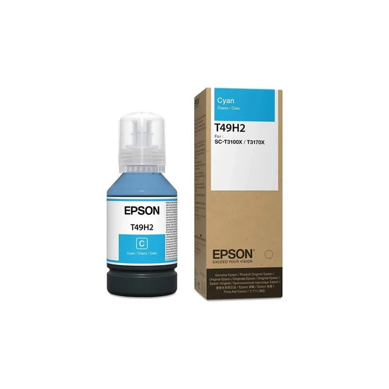 Botella Tinta Epson T49H 140ml Cian