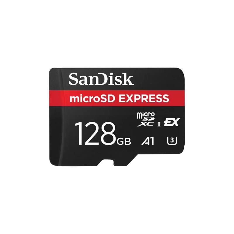 Tarjeta de Memoria SanDisk microSDXC Express 128GB PCIe Gen3 NVMe 880MB/s
