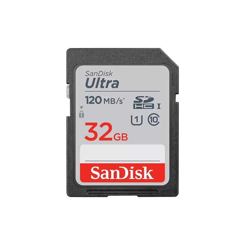 Tarjeta de Memoria SanDisk Ultra SDHC 32GB UHS-I U1 Class 10 120MB/s