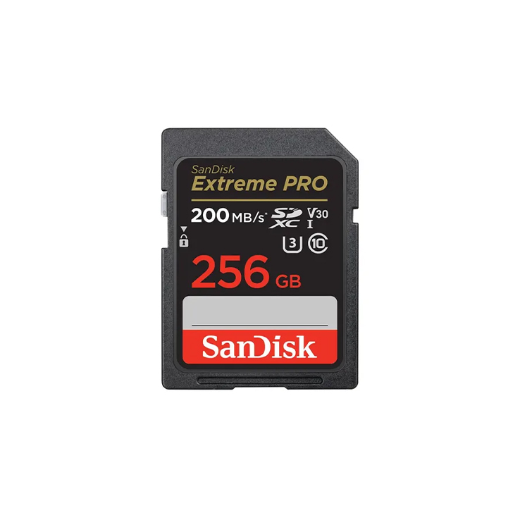 Tarjeta de Memoria SanDisk Extreme PRO SDXC 256GB UHS-I U3 V30 200MB/s