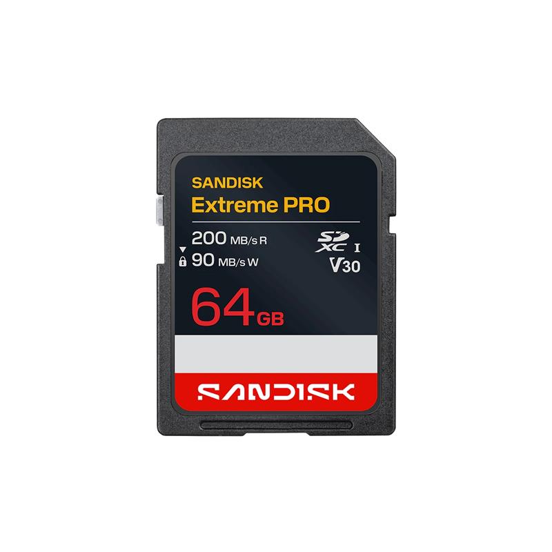 Tarjeta de Memoria SanDisk Extreme PRO SDXC 64GB UHS-I U3 V30 250MB/s