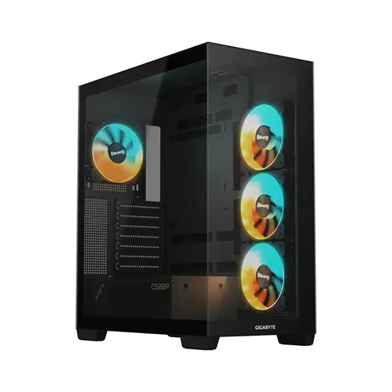 Gabinete GIGABYTE C500 PANORAMIC STEALTH Mid Tower S/Fuente Negro
