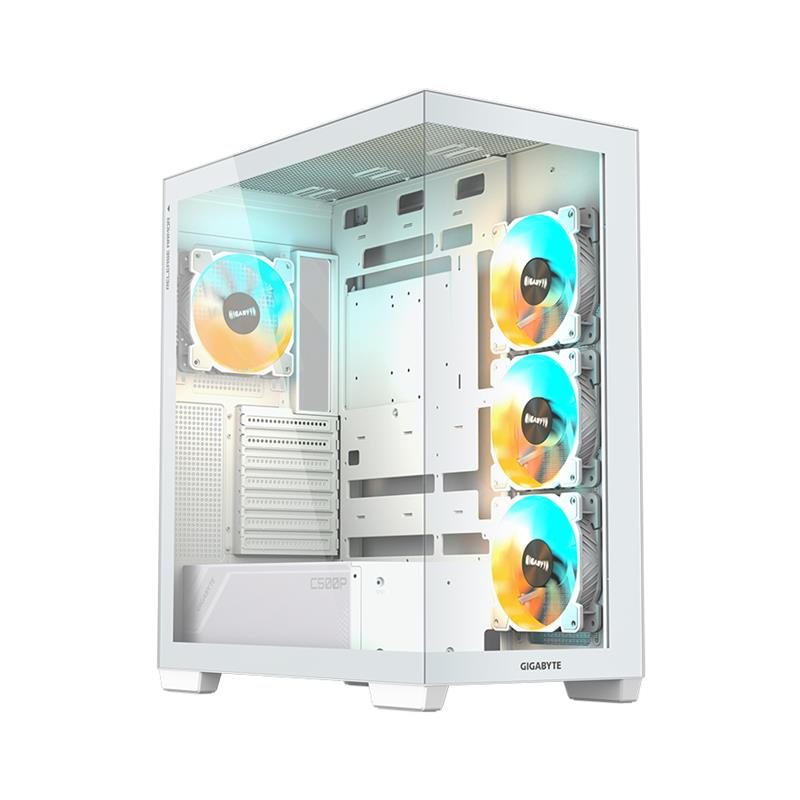 Gabinete GIGABYTE C500 PANORAMIC STEALTH Mid Tower S/Fuente Blanco