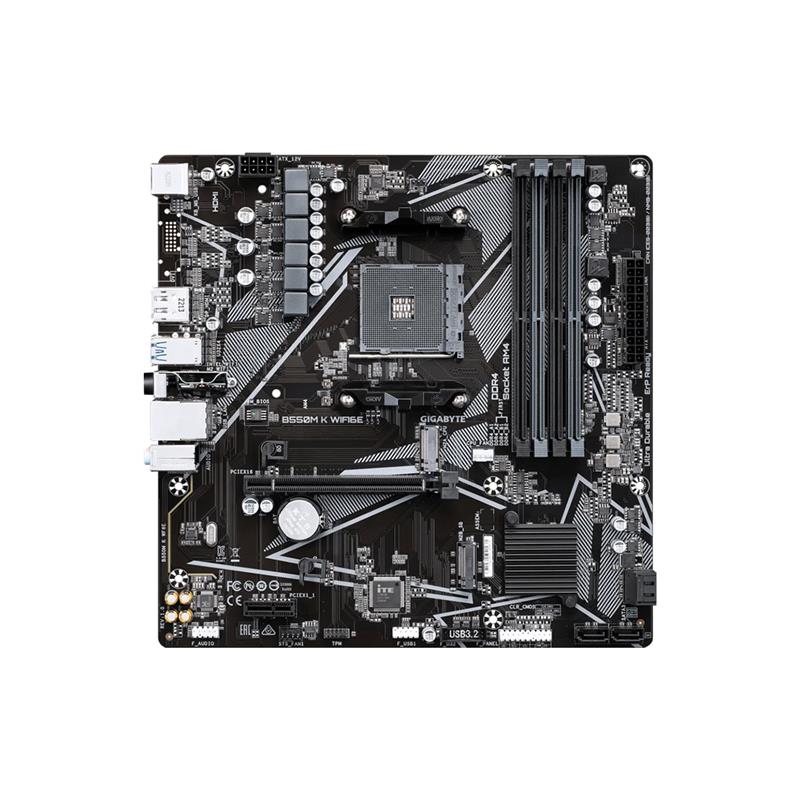 Motherboard GIGABYTE B550M K WIFI6E AM4 DDR4