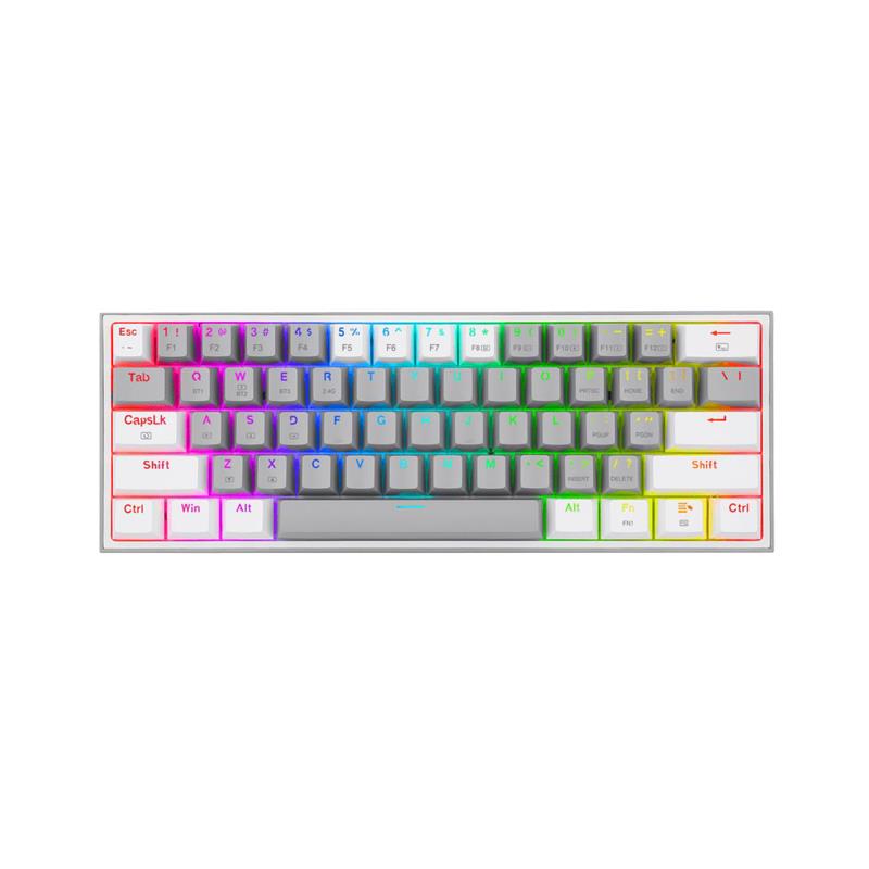 Teclado Inalámbrico Fizz Pro K616 Gris/Blanco