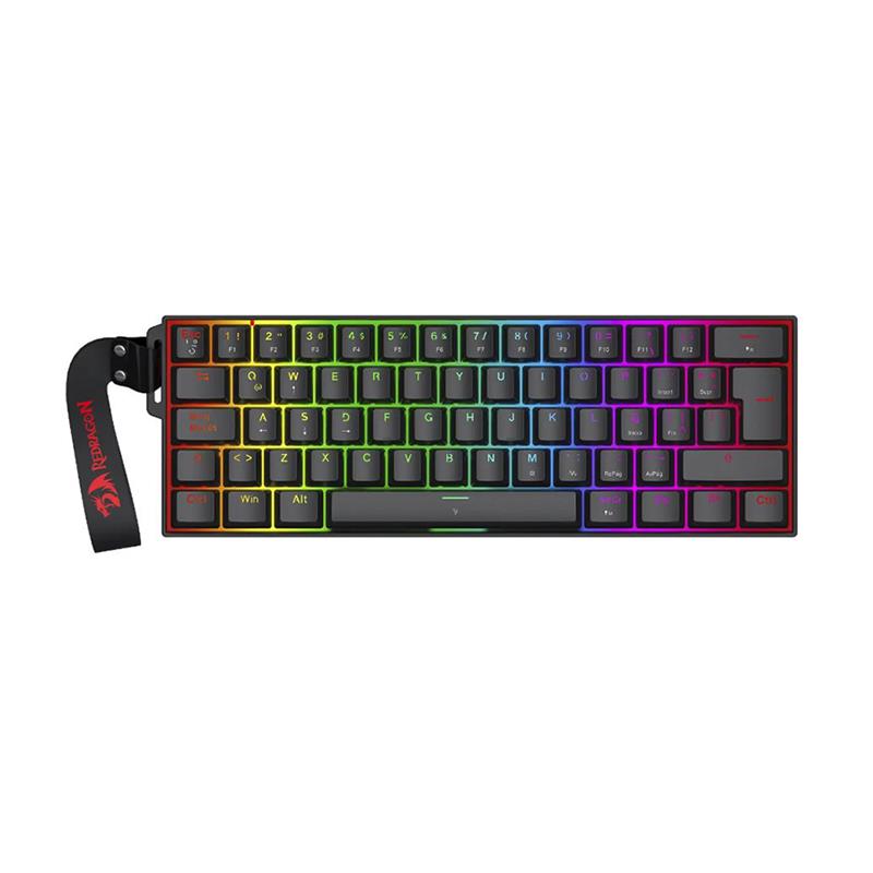 Teclado Redragon Fizz K617 Magnético Negro