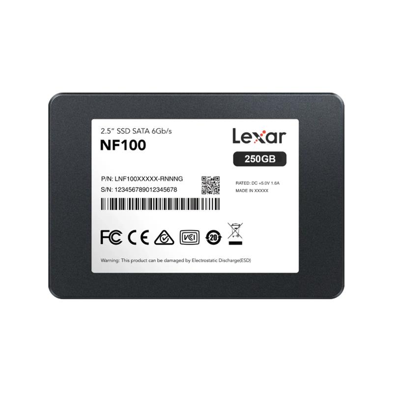 Disco Interno SSD LEXAR NF100 250GB 2.5” SATA III