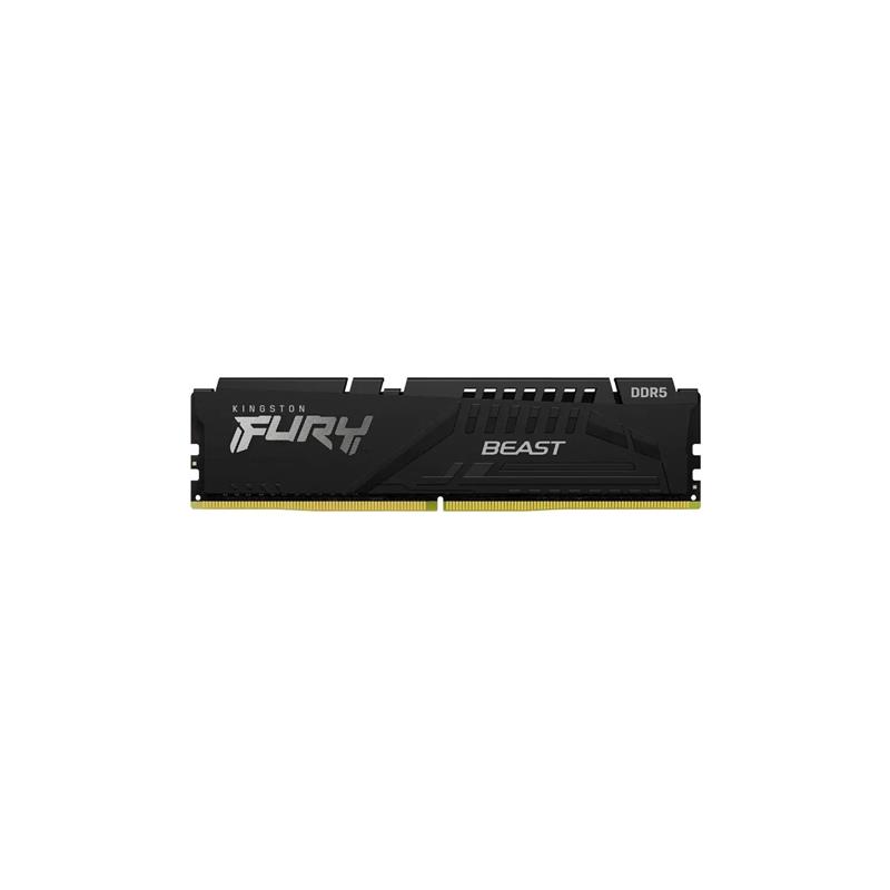 Memoria Ram UDIMM KINGSTON Fury Beast 8GB DDR5 5600MHz CL40 1.25V Single Negro