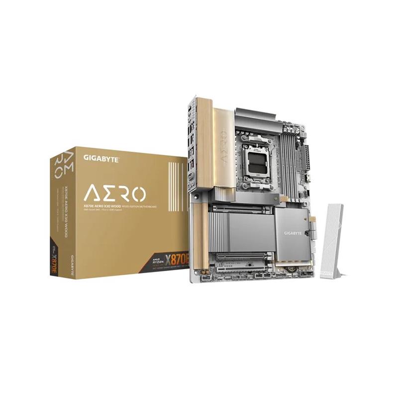 Motherboard GIGABYTE X870E AERO X3D MADERA CLARA AM5 DDR5