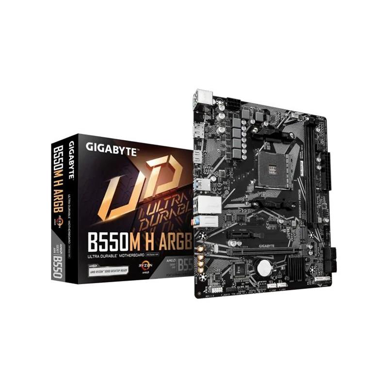 Motherboard GIGABYTE B550M H ARGB AM4 DDR4