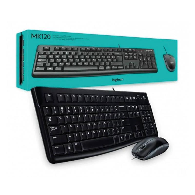 Combo Teclado y Mouse Logitech  MK120 Español