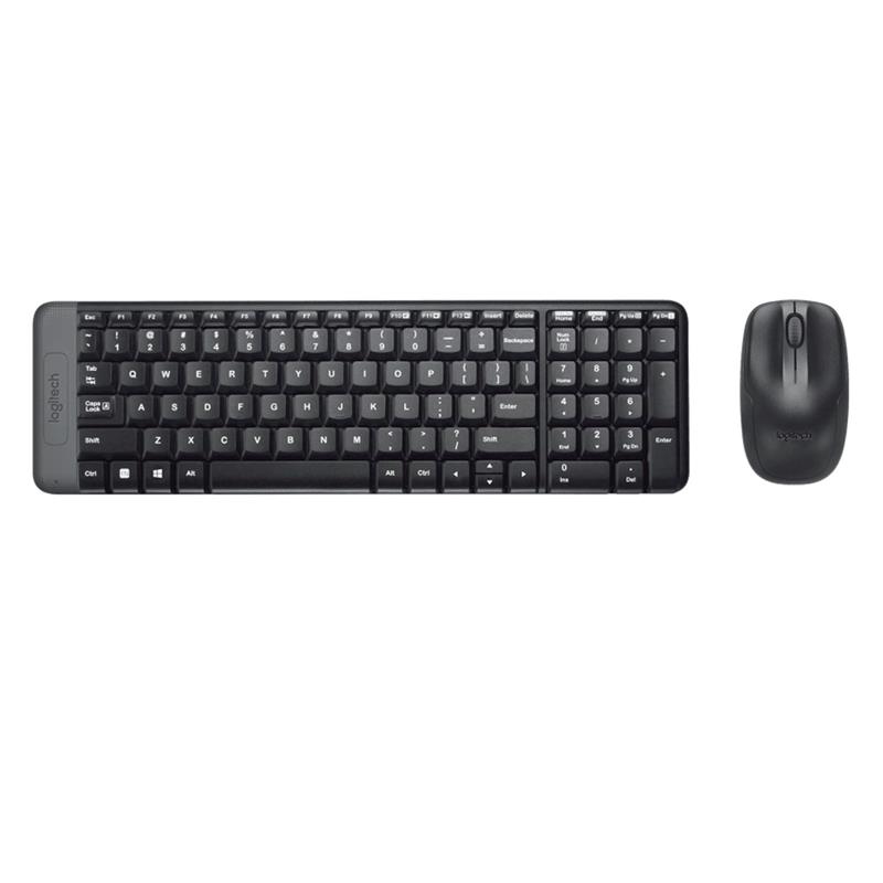 Combo Teclado y Mouse Inalámbrico LOGITECH MK220 Negro