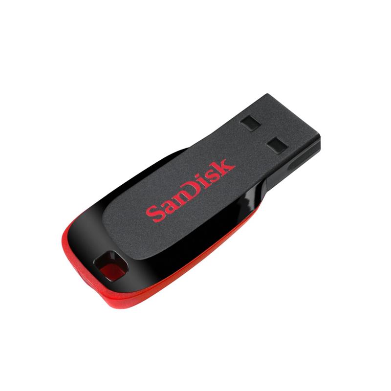 Pen Drive SANDISK Cruzer Blade 16GB USB 2.0 Tipo A Negro
