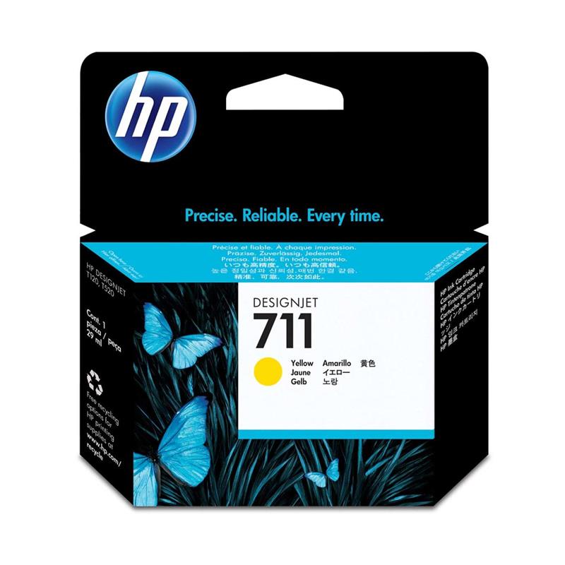 Cartucho de Plotter HP 711 Amarillo
