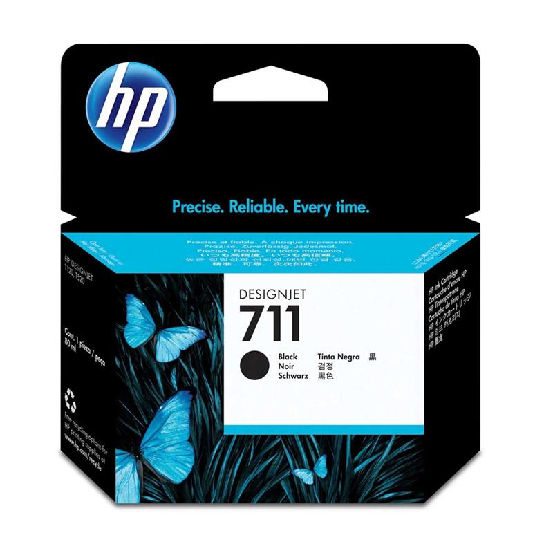 Cartucho de Plotter HP 711 Negra Alta Capacidad