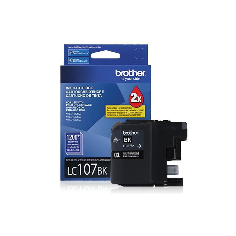 Cartucho tinta LC107BK Negro